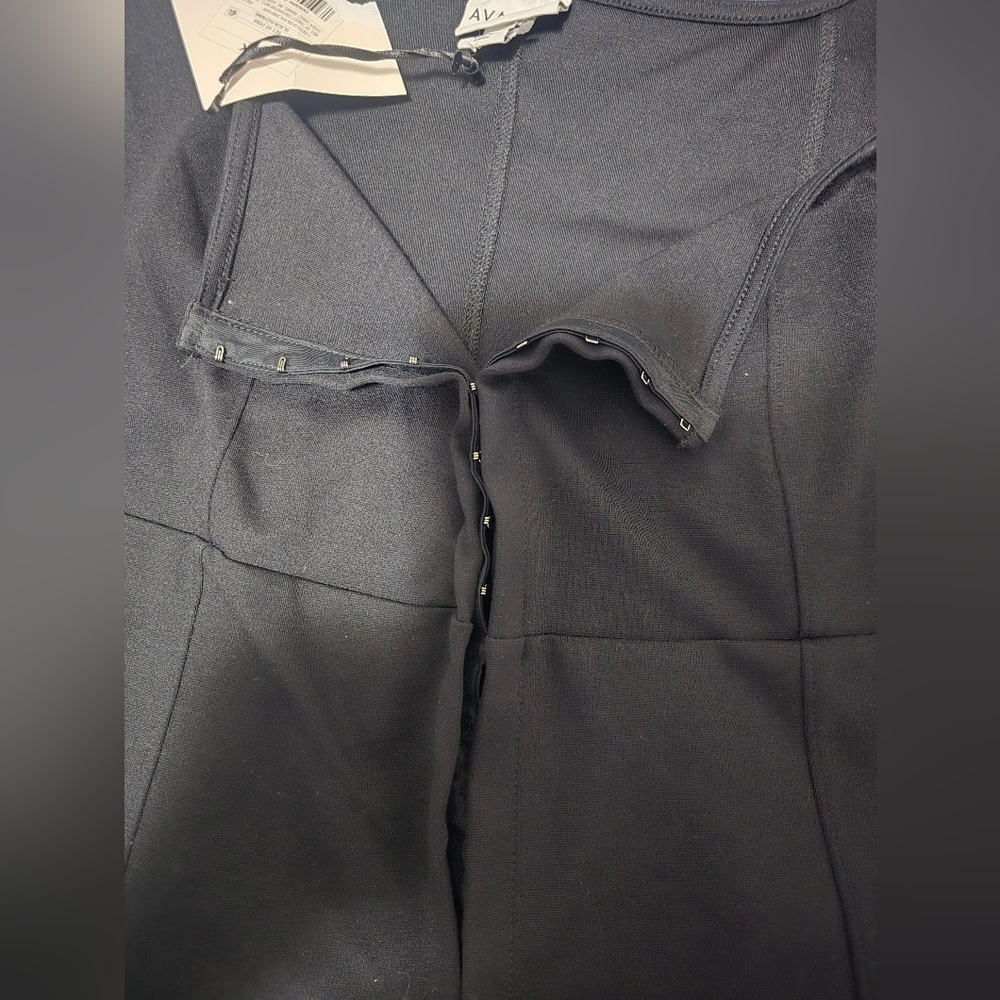 NWT Ava & Viv Womens Black Knit Corset Tank Top 3X - Picture 7 of 9